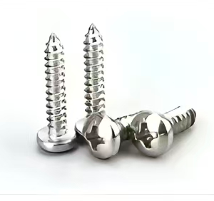 Cross recessed pan head tapping screw